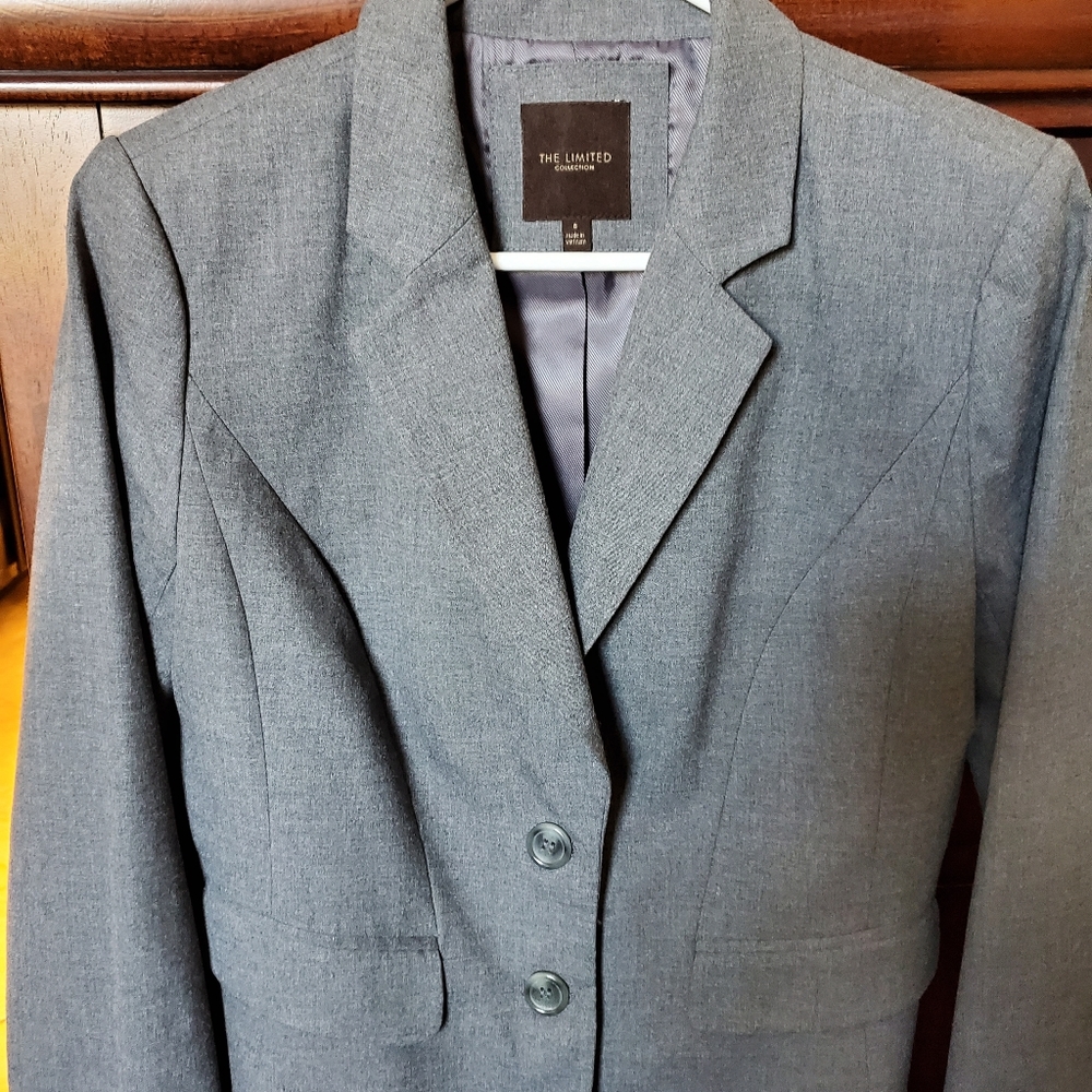 The Limited Formal Two Piece Grey Suit